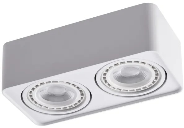 Azzardo AZ4132 - Bodové svietidlo PAOLA 2xGU10-ES111/16W/230V biela