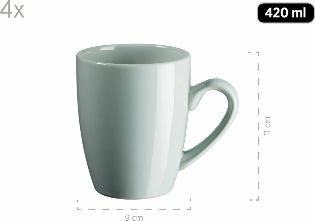 Mäser 16-dielna súprava riadu PASTEL SELECTION –mätová