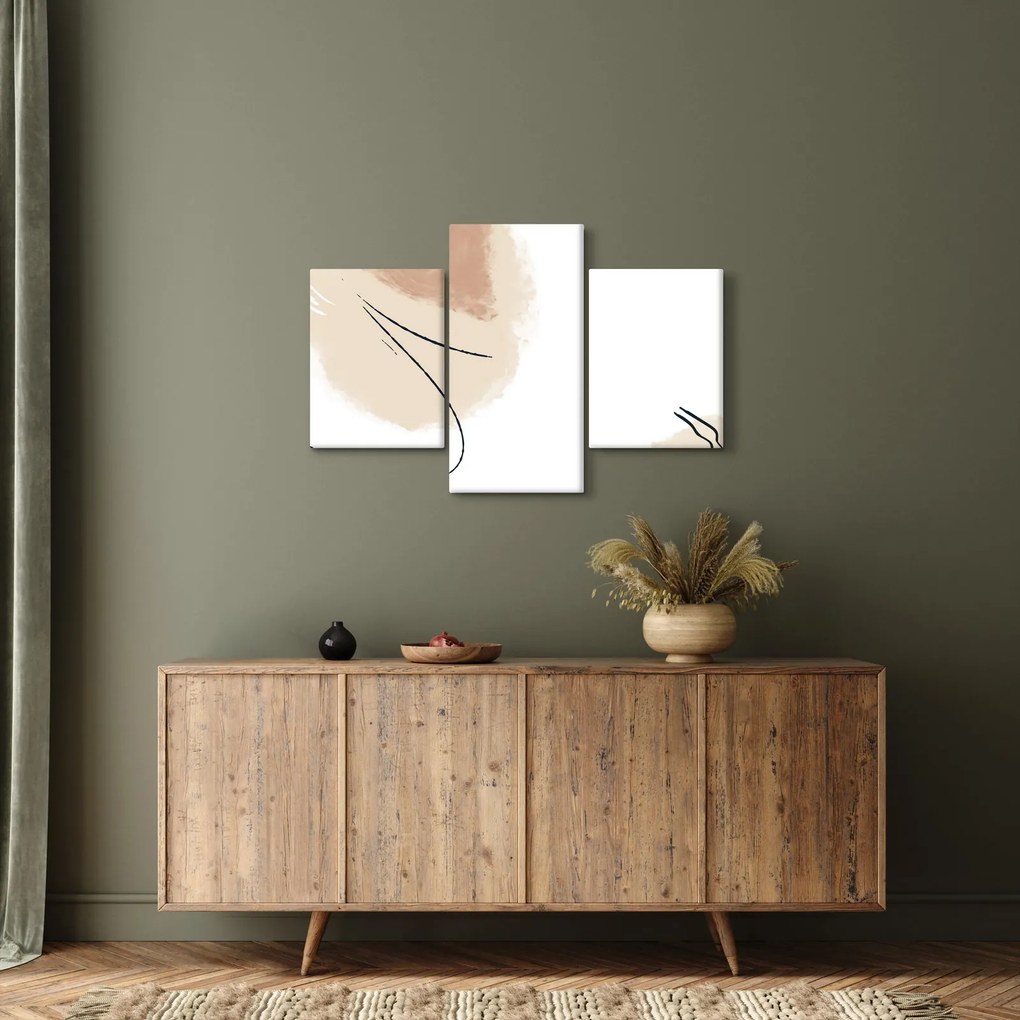 Obraz - Biela abstrakcia (90x60 cm)