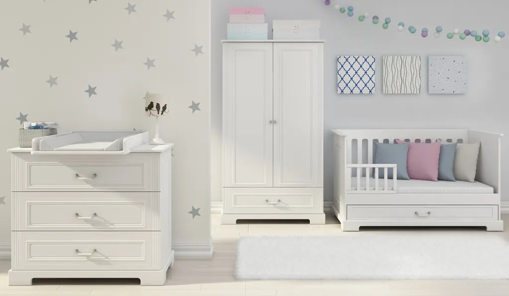Bellamy Detská izba Ines (baby) - biela
