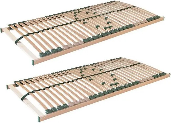 ECOMATRACE PEVNÝ LAMELOVÝ ROŠT PORTOFLEX 1+1 Rozmery 90x200