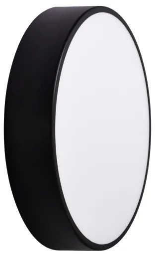 Brilagi - Kúpeľňové stropné svietidlo CLARE 3xE27/24W/230V pr. 40 cm čierna IP54