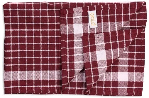 Utierka bavlnená bordová