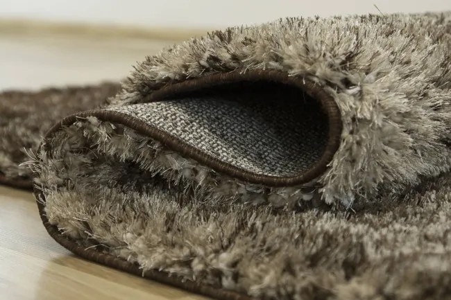 Koberec Shaggy Puffy P591 hnedý