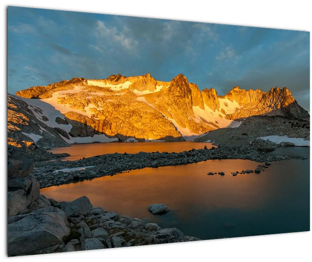 Obraz vysokohorskej krajiny (90x60 cm)