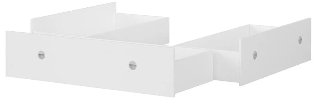 Zásuvky pod posteľ BRW Nepo Plus 160 cm (biela) (3ks). Vlastná spoľahlivá doprava až k Vám domov. 1098331