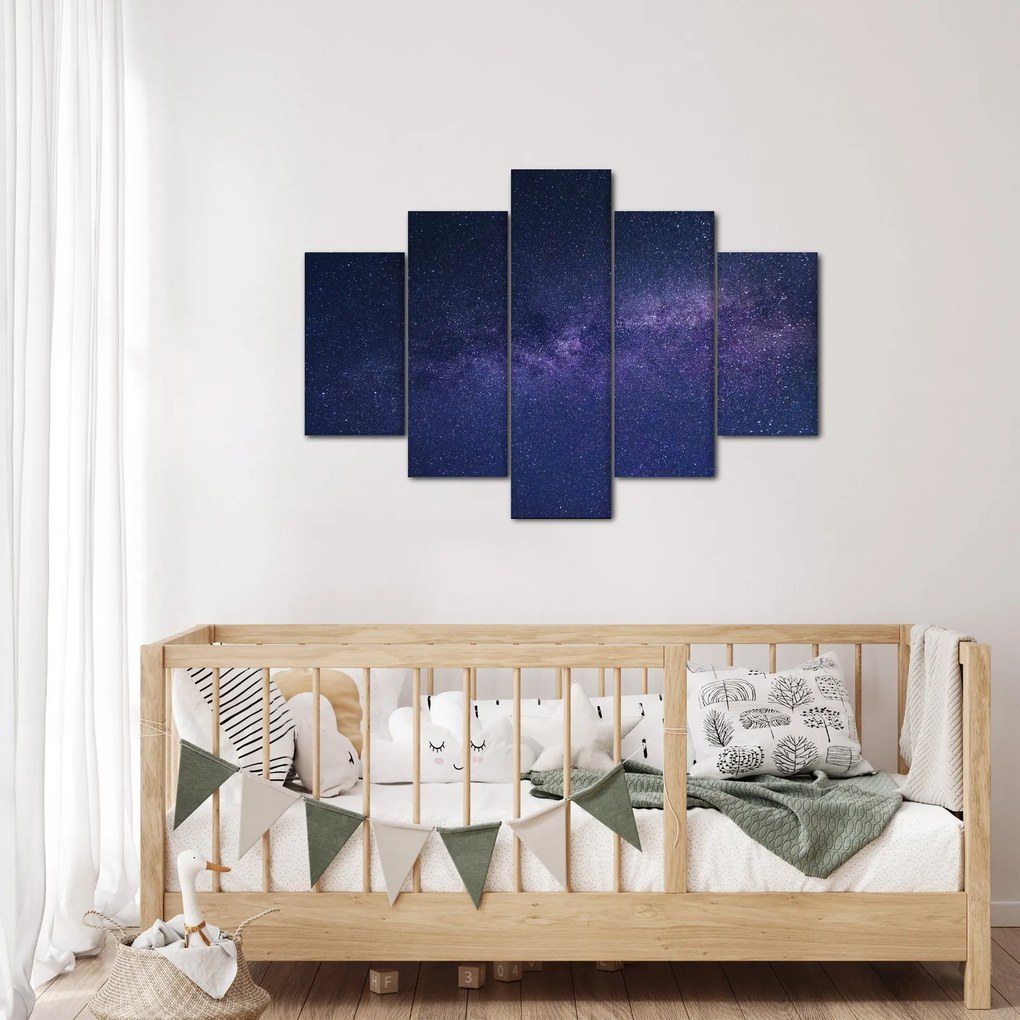 Obraz galaxie (150x105 cm)