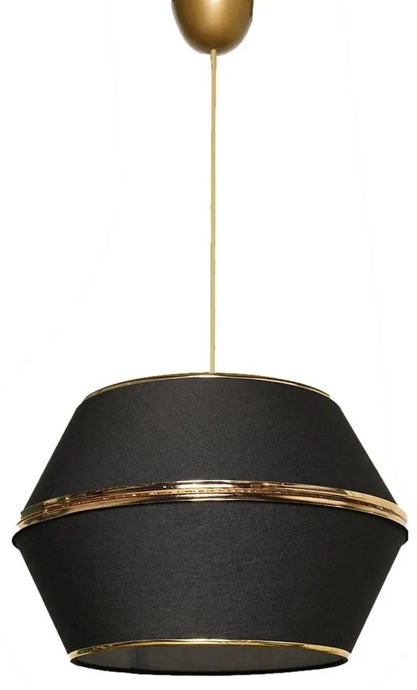 Luster na lanku ESCAPE 1xE27/60W/230V čierna