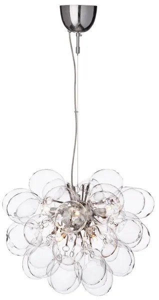 ByRydens 4200440-7002 - Luster na lanku GROSS 8xG9/4W/230V číra