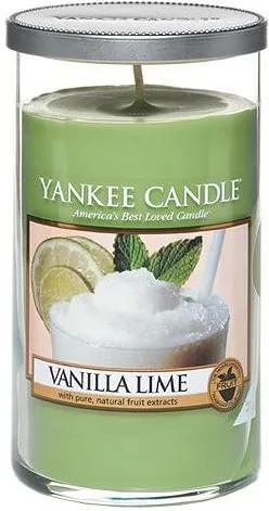 Sviečka v sklenenom valci Yankee Candle Vanilka s limetkami, 340 g