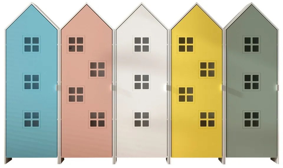 Detská šatníková skriňa 228x171,5 cm CASAMI BRUGES – Vipack