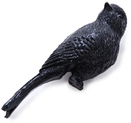 Dekorácia na kvetináč KOLIBRÍK čierna