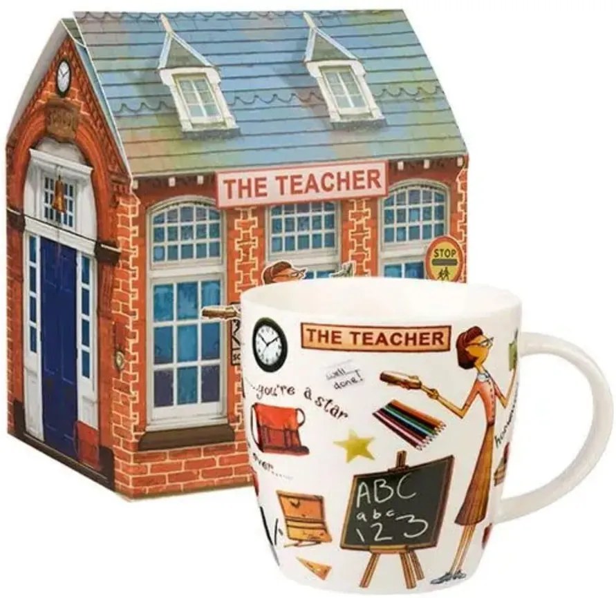 Hrnček z porcelánu Churchill China The Teacher, 400 ml