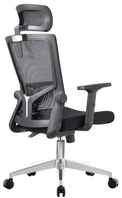 Kancelárska ergonomická stolička Neoseat NOVELO — sieť / látka, čierna, nosnosť 150 kg
