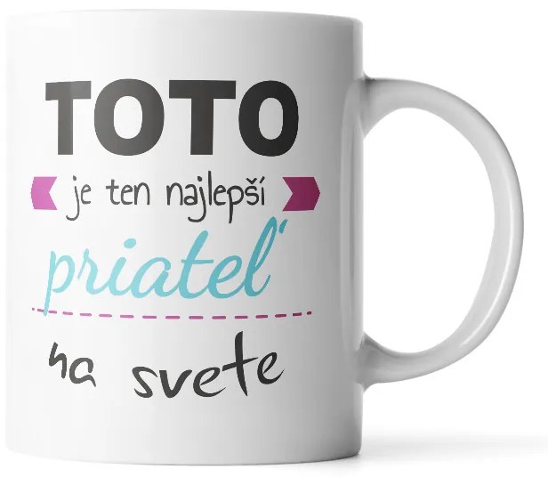 Sablio Hrnek Tohle je ten nejlepší přítel na světě - 200 ml - espresso