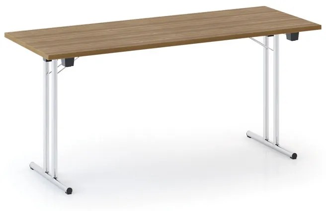 Skladací konferenčný stôl FOLDING, 1600 x 800 mm, orech