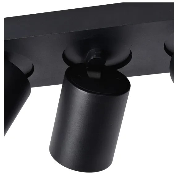 Lucide 09929/15/30 - LED Stmievateľné bodové svietidlo NIGEL 3xGU10/5W/230V čierna
