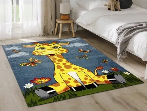 Detský koberec Kolibri 120x170 cm, motív žirafa%
