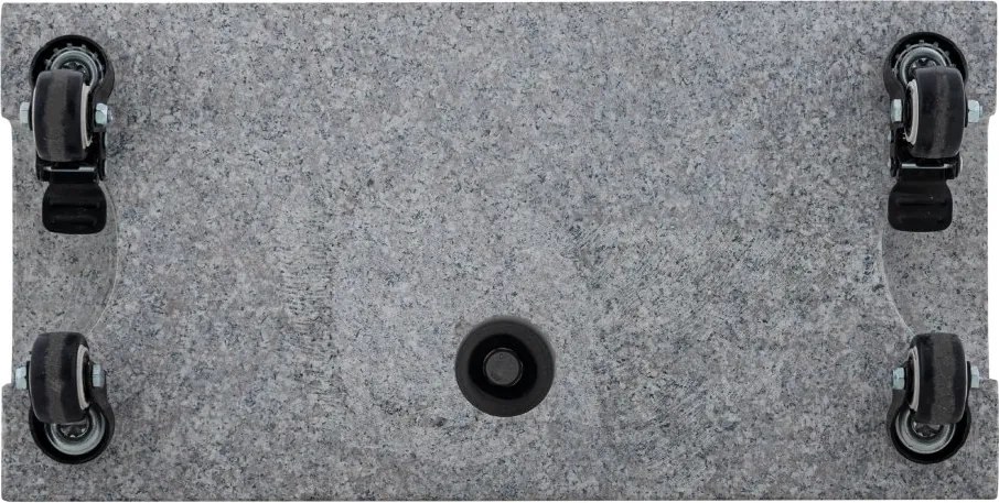 Doppler Žulový balkónový stojan 25 kg s úchytom a kolieskami