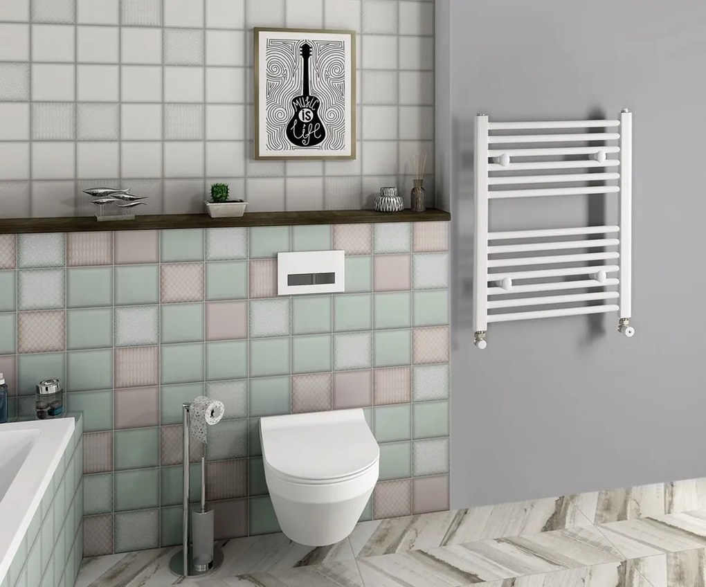 Aqualine, ORBIT Vykurovacie teleso oblé, 1320/450, 572 W, strieborná struktural, ILA34E