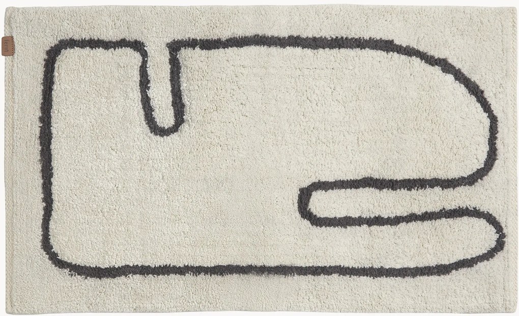 Umývateľná kúpeľňová predložka z organickej bavlny Lay