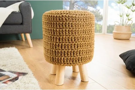 LEED taburet Hnedá - svetlá