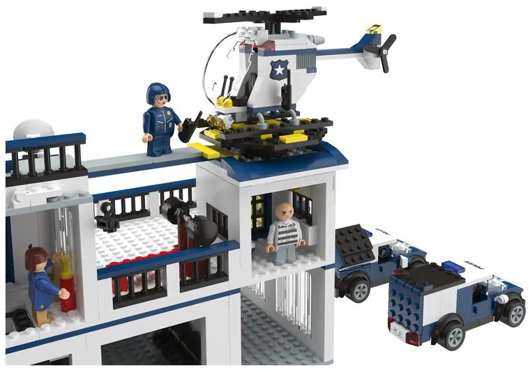 Playtive Clippys Stavebnica L (policajná stanica)  (100382460)