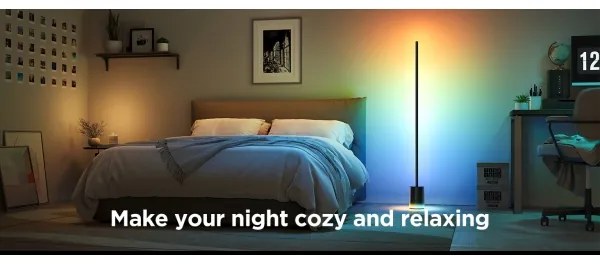 Govee - LED Stojacia lampa Smart MATTER LED RGBICWW Wi-Fi + DO