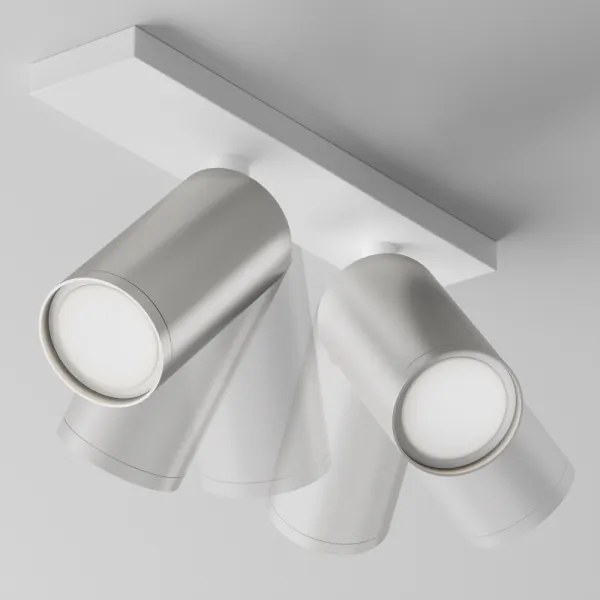 Maytoni C051CL-U-2WS - Bodové svietidlo FOCUS 2xGU10/10W/230V chróm/biela