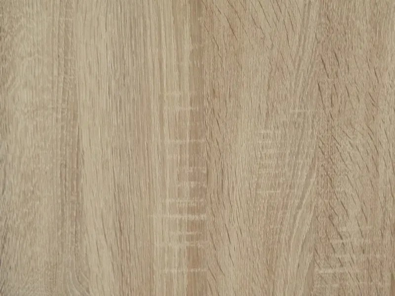 Komoda s policami/botník Manolo 136 cm, dub sonoma/biela