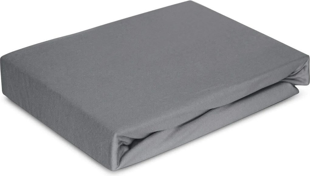 JERSEY PRESTIERADLO JERS4 120X200 CM, VÝŠKA 25 CM SIVÉ
