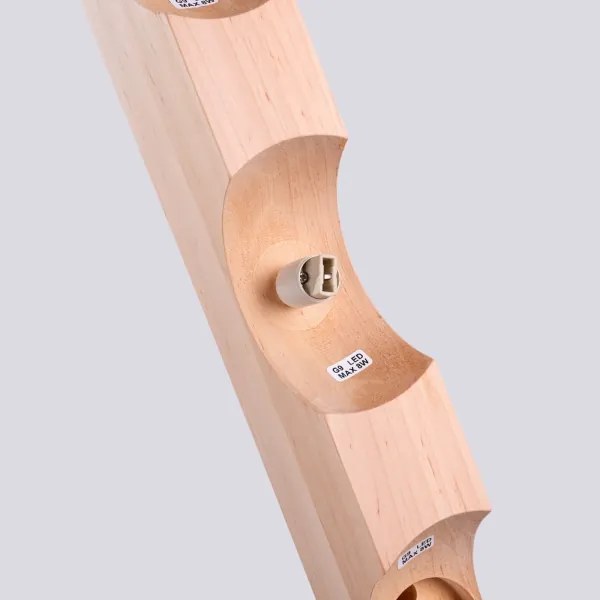 Sollux SL.1685 - Stropné svietidlo BULBO 4xG9/8W/230V buk/biela