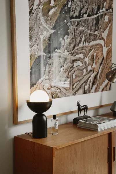 Osram - Stolná lampa DECOR BOWL 1xE14/25W/230V čierna