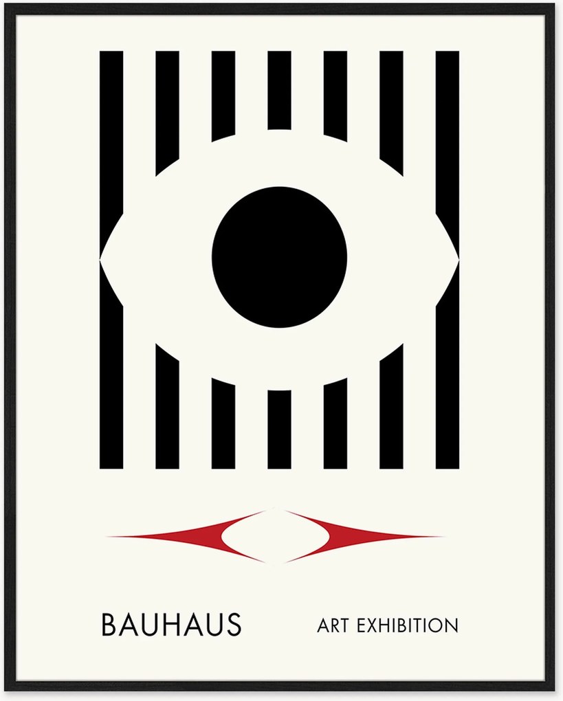 Nástenná dekorácia v ráme Bauhaus Art Exhibition