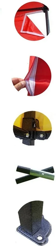ShopJK NOŽNICOVÝ STAN PROFI 2X3M MODRÝ