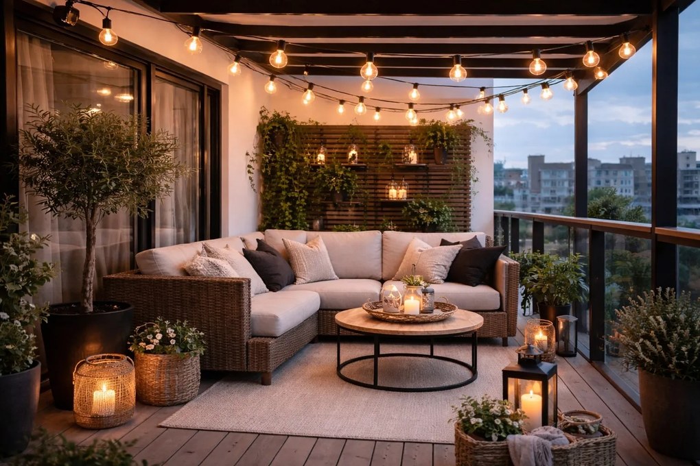 TRENDIE Svetelná reťaz LED teplá biela 15 m