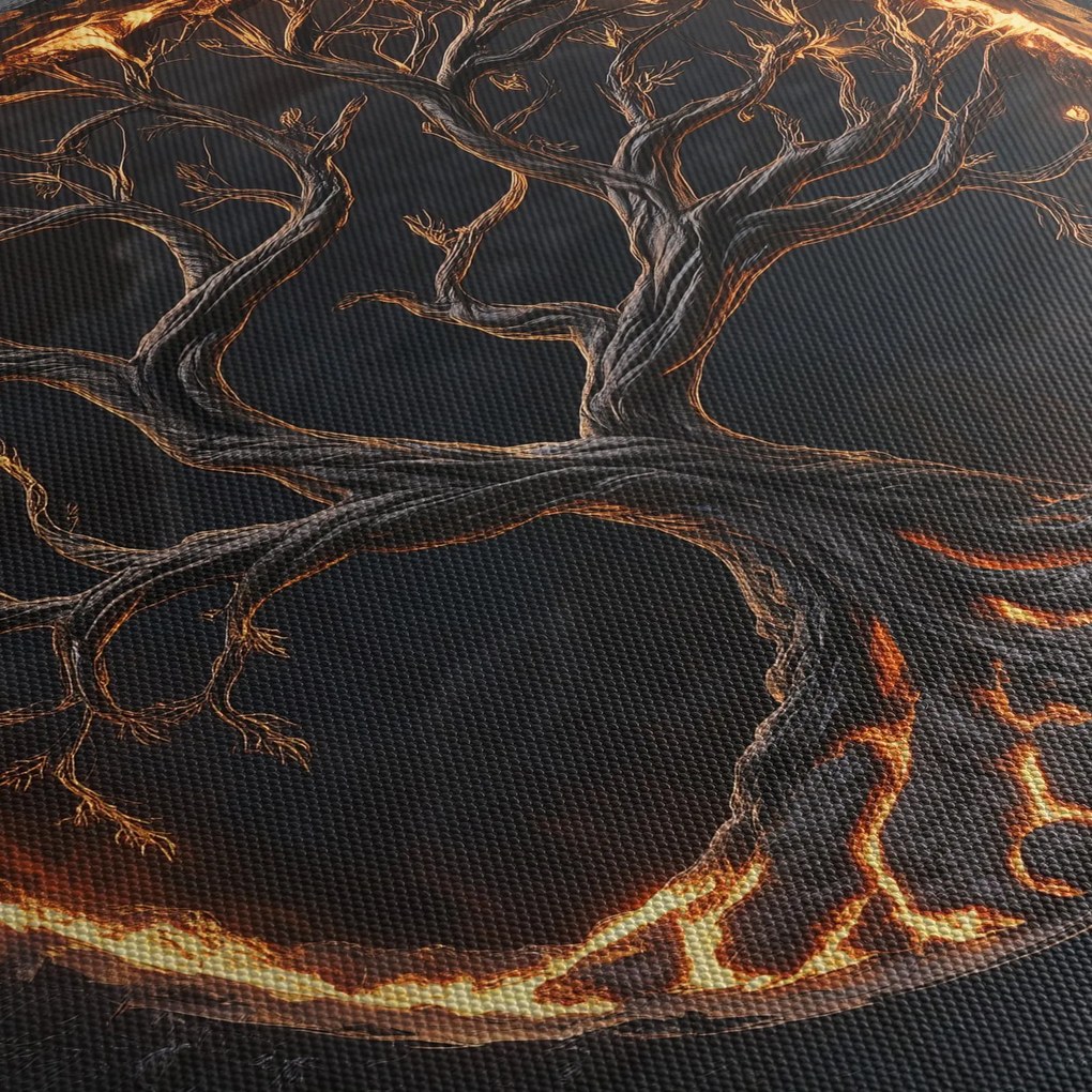 Obraz – Strom života v láve I. (150x105 cm)