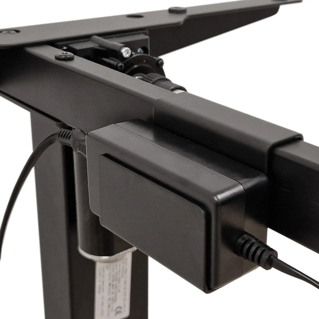 Elektrický PC stolík Motiva 120 (čierna + dub artisan). Akcia -21%. Vlastná spoľahlivá doprava až k Vám domov. 1124892