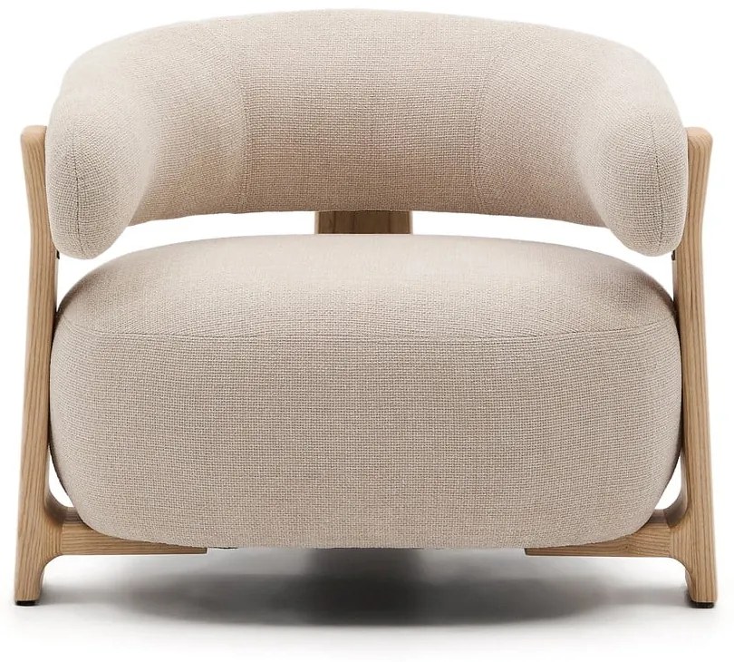 Béžové ženilkové kreslo Granite – Kave Home