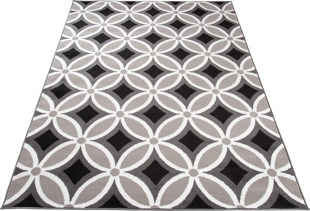 TA Koberec Z898A DARK GRAY MAYA PP EYM Sivý Obdĺžnikový Rozmer: 80x150 cm