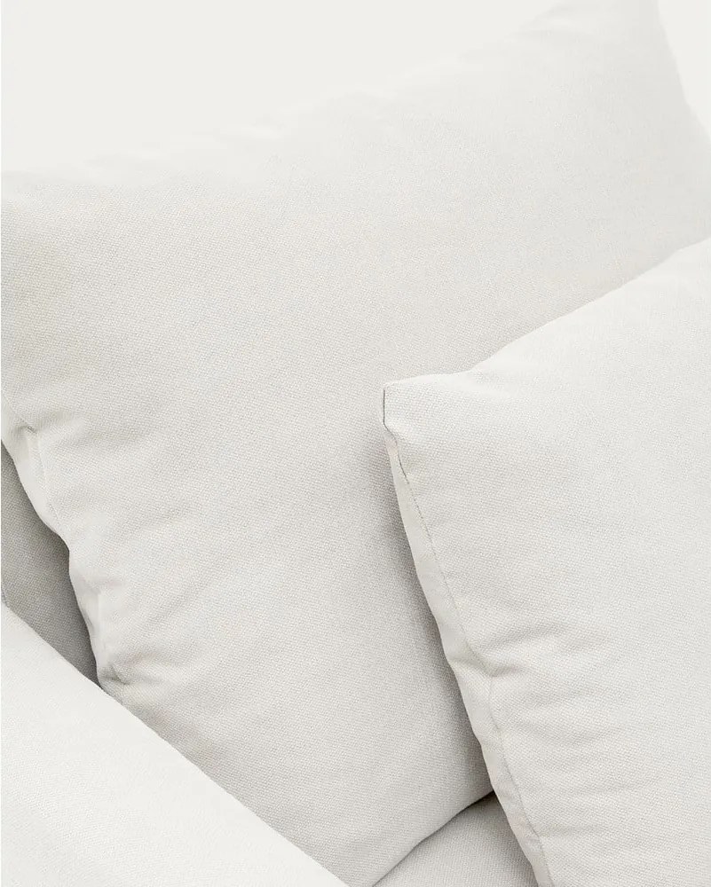 Biele ľanové kreslo Nora – Kave Home