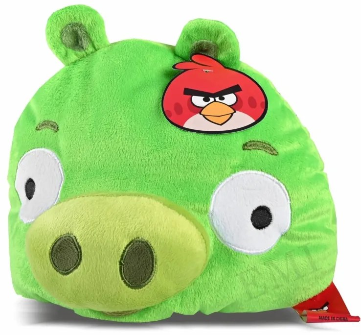 Dekoratívny vankúš Angry Birds zelený