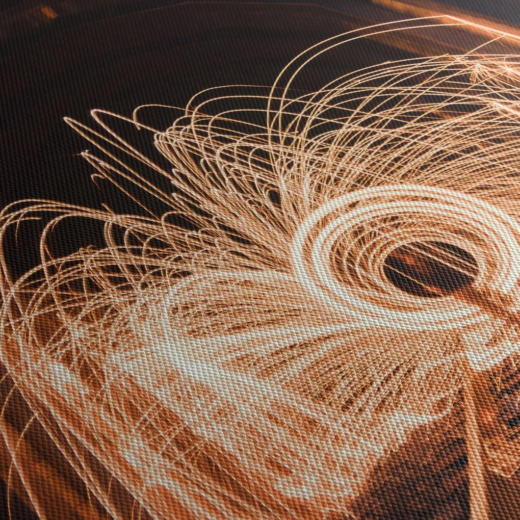 Obraz - Svetelná show na koľajniciach (90x60 cm)