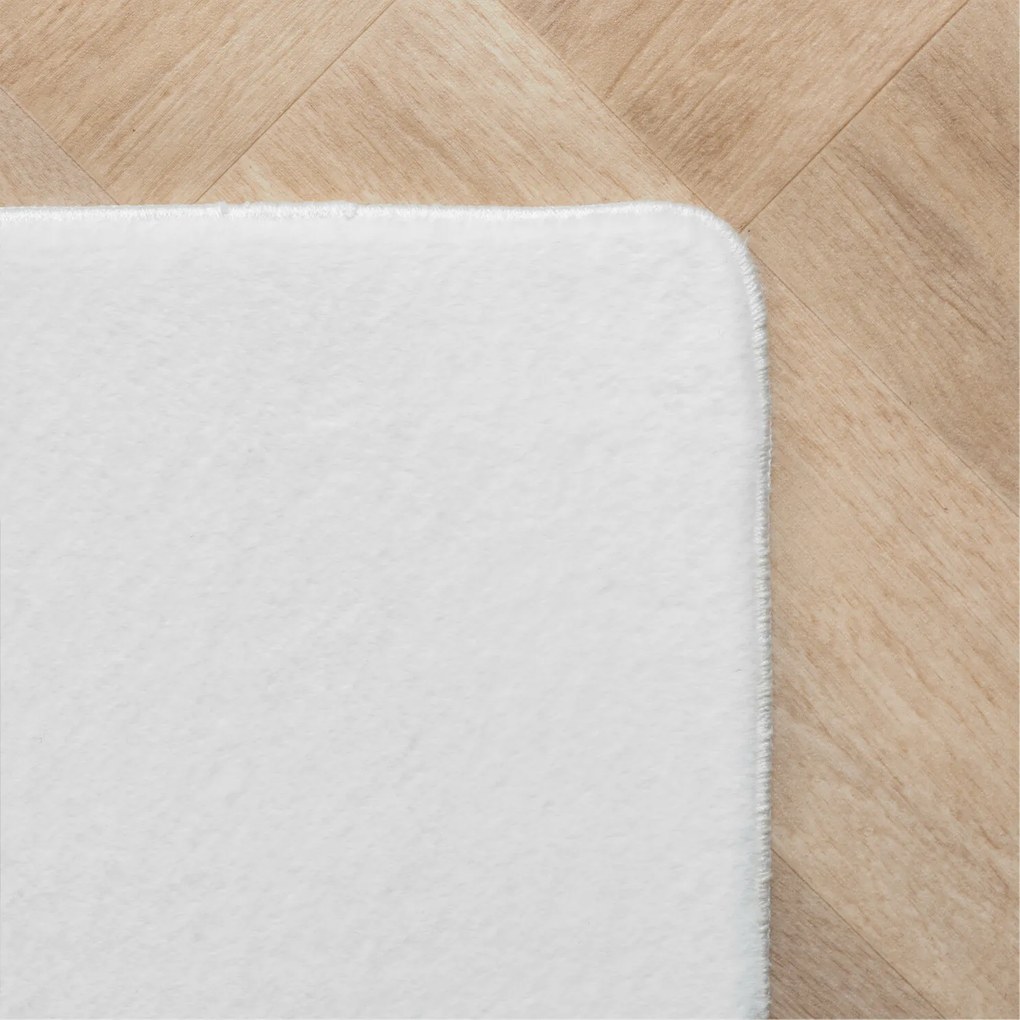 Ayyildiz, Kusový koberec Joy 1400 white, 160x220, biela, chodba / predsieň