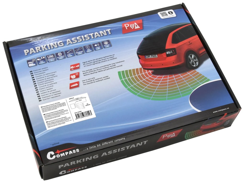 Compass Parkovací asistent 4 senzory, LED display 33602