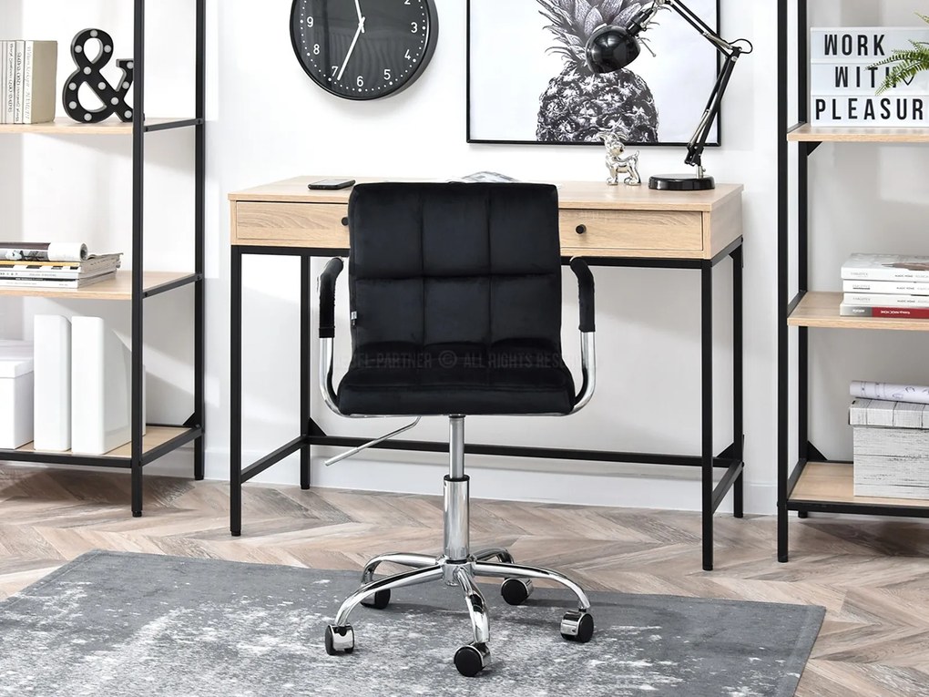 Stolička Elita (čierna + chrómová). Akcia -23%. Vlastná spoľahlivá doprava až k Vám domov. 1110023