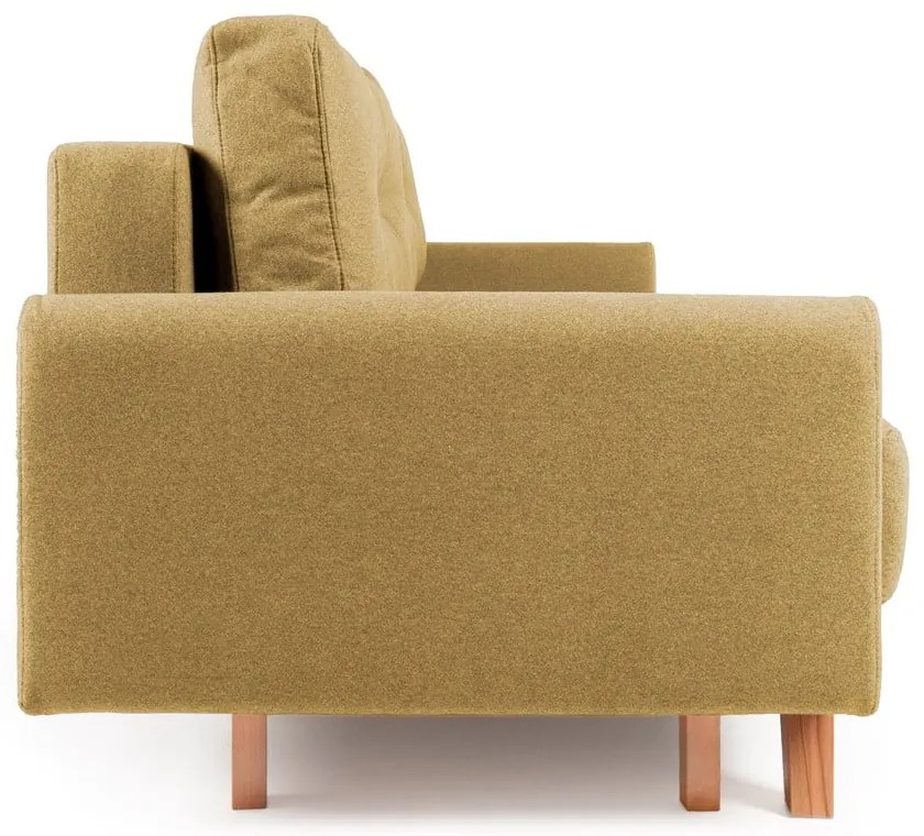 Žltá rozkladacia pohovka Bonami Selection Pop