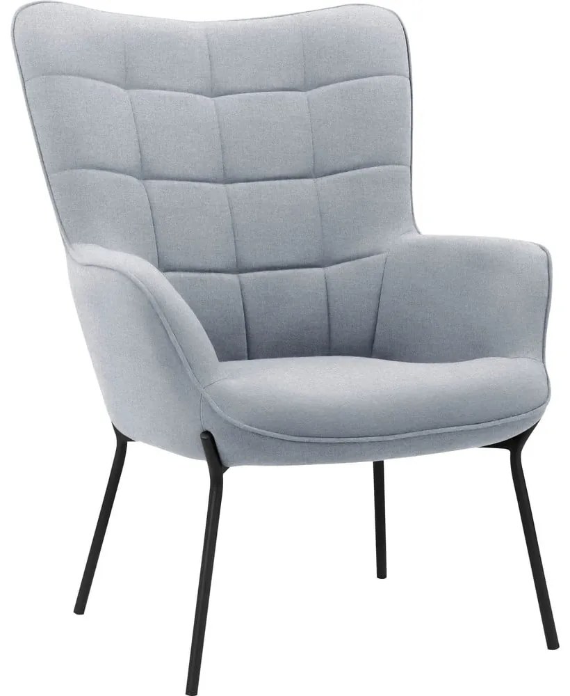 Svetlosivé kreslo Boris – Støraa