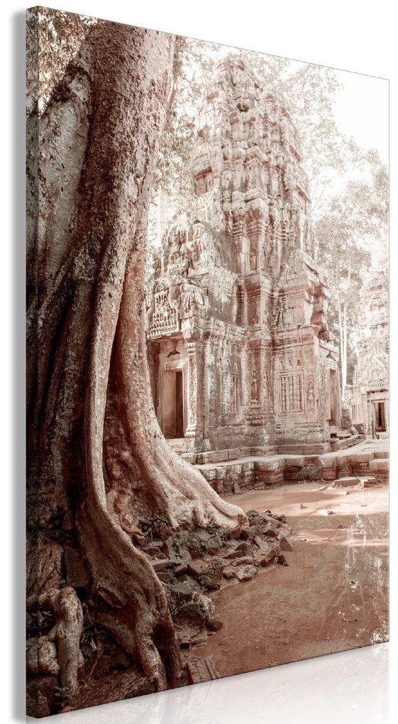 Artgeist Obraz - Ruins of Angkor (1 Part) Vertical Veľkosť: 40x60, Verzia: Premium Print