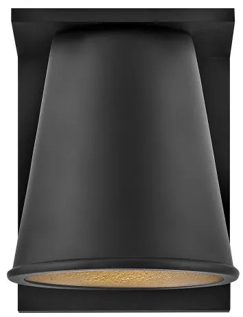 Hinkley HK-HANS-S-BLK -LED Vonkajšie nástenné svietidlo HANS 1xGU10/8W/230V IP44